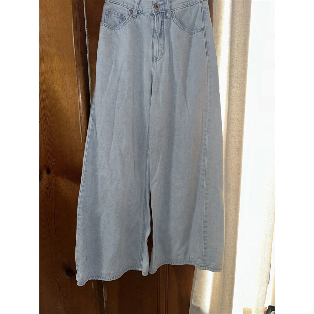 pull and bear jeans women wide Leg Jeans Size 0